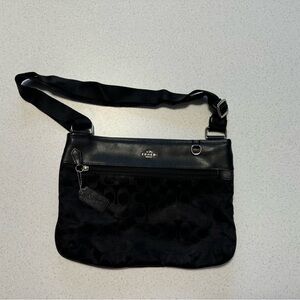 Coach Black Signature Crossbody Bag